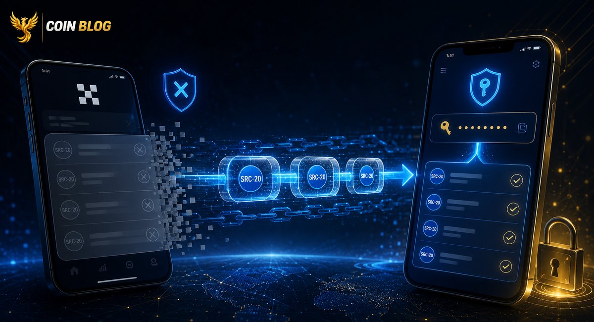 OKX Wallet прекращает поддержку токенов SRC-20