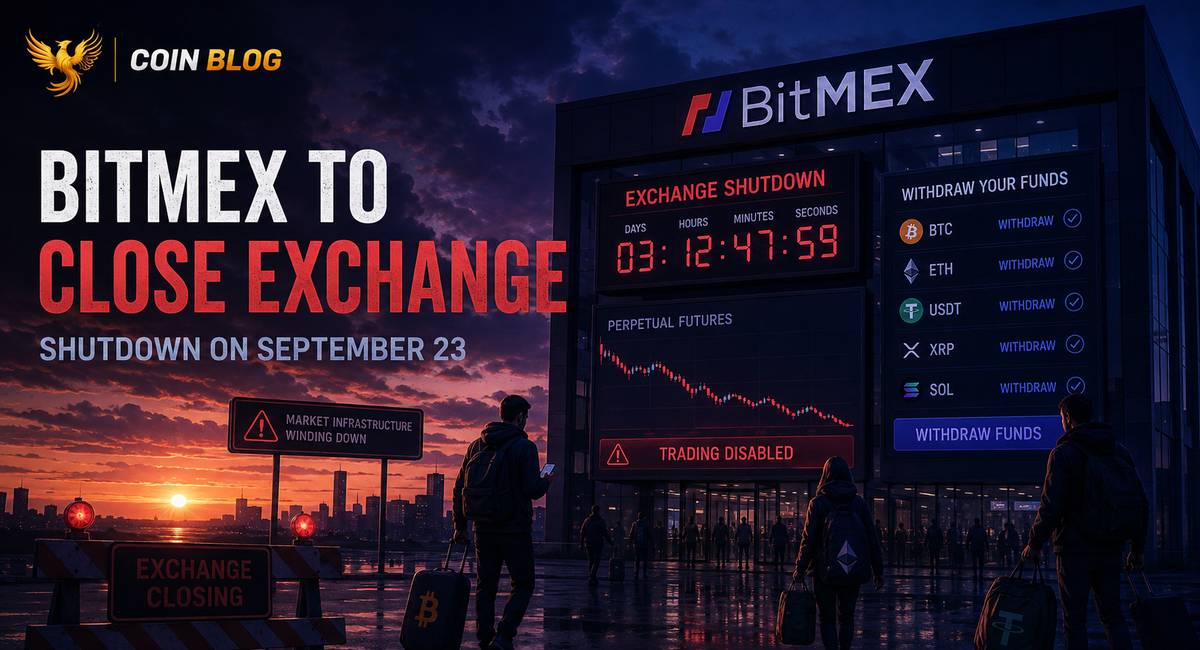 BitMEX закроет биржу 23 сентября