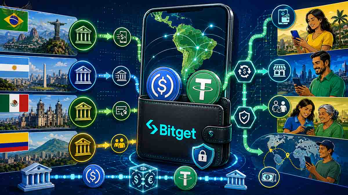 Bitget Wallet добавляет местные банковские переводы для стейблкоинов в Латинской Америке