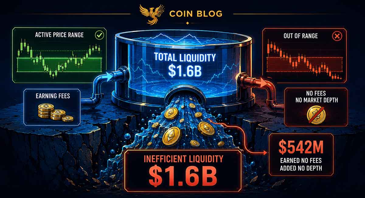 В DeFi обнаружили $1,6 млрд неэффективной ликвидности