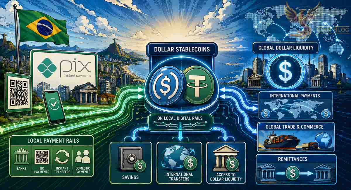 Долларовые stablecoins заняли заметную роль в платежах Бразилии
