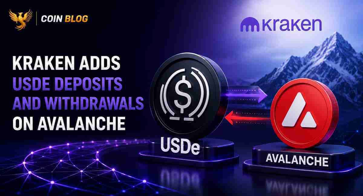 Kraken добавила ввод и вывод USDe через Avalanche