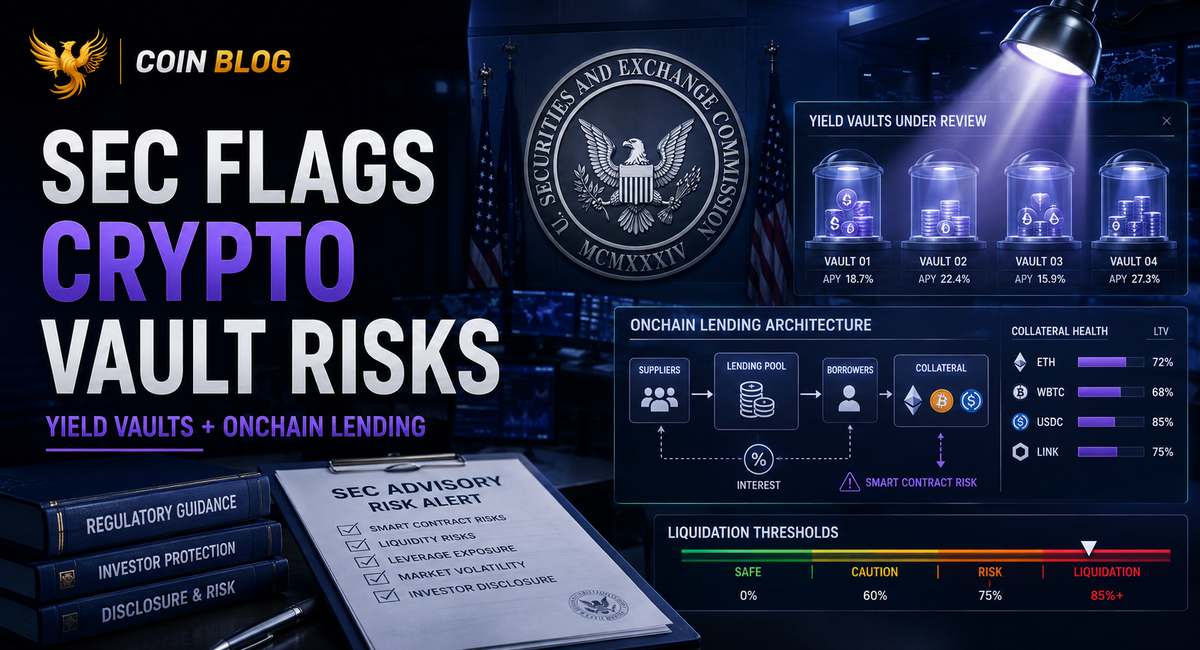 SEC обозначила риски для криптовалютных хранилищ доходности и кредитования