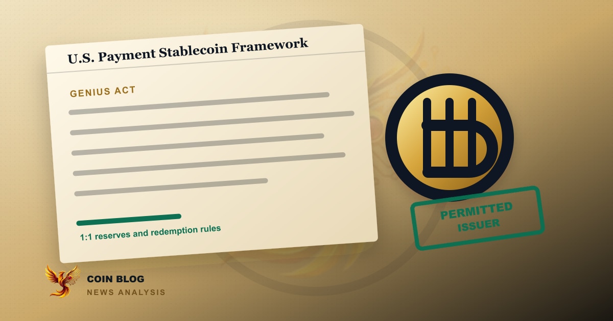 Stablecoins After the GENIUS Act: The U.S. Is Turning Crypto Dollars Into Regulated Payment Infrastructure